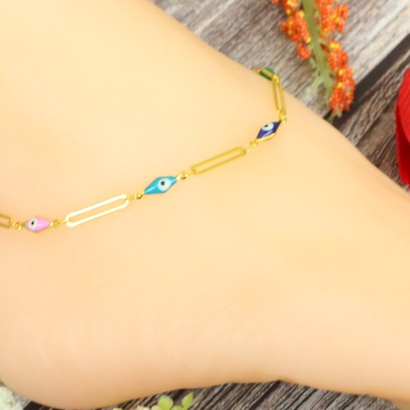 "Elegant Handmade Anklet – Delicate Jewelry for Women, MAR091394 - Picture 2 of 10